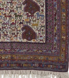 Kelim Sumak antikk ekstra fin 150 x 110 (Samleobjekt)