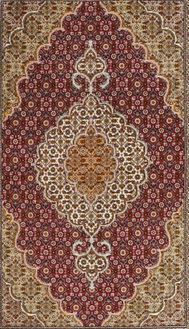 Tabriz Mahi 50 Raj Med Silke 120x80