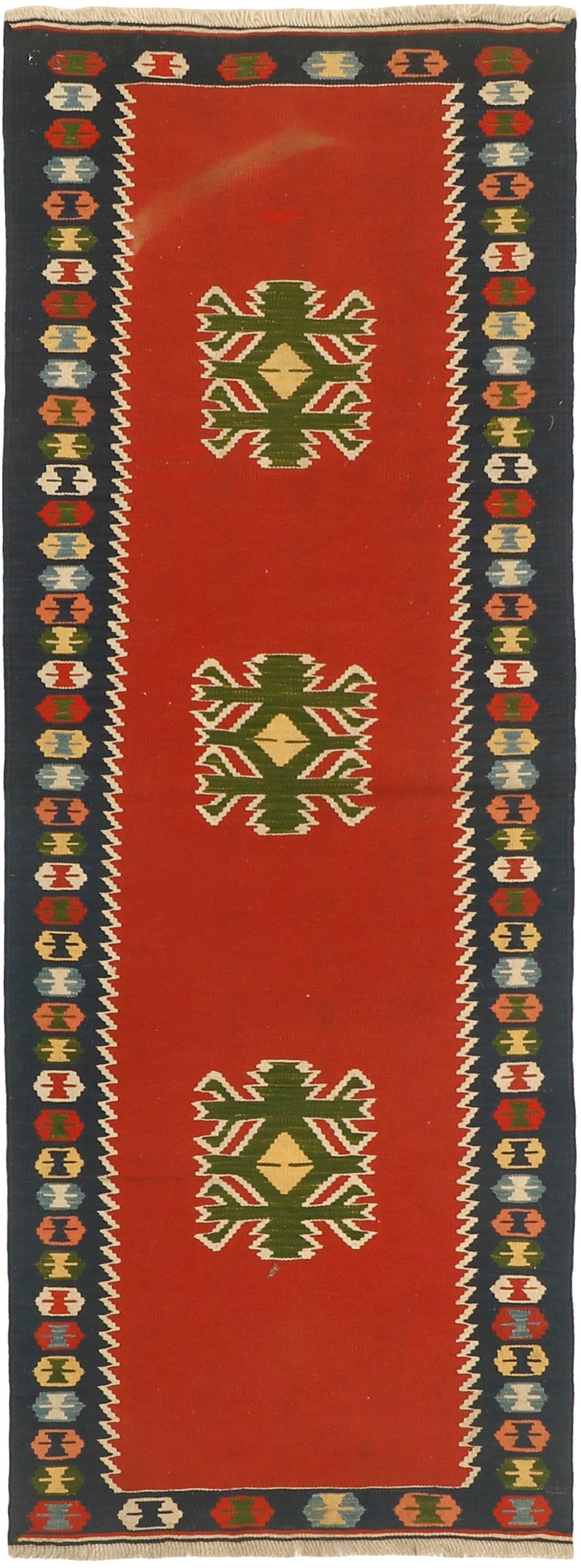 Ekte persisk Old kelim 228x77