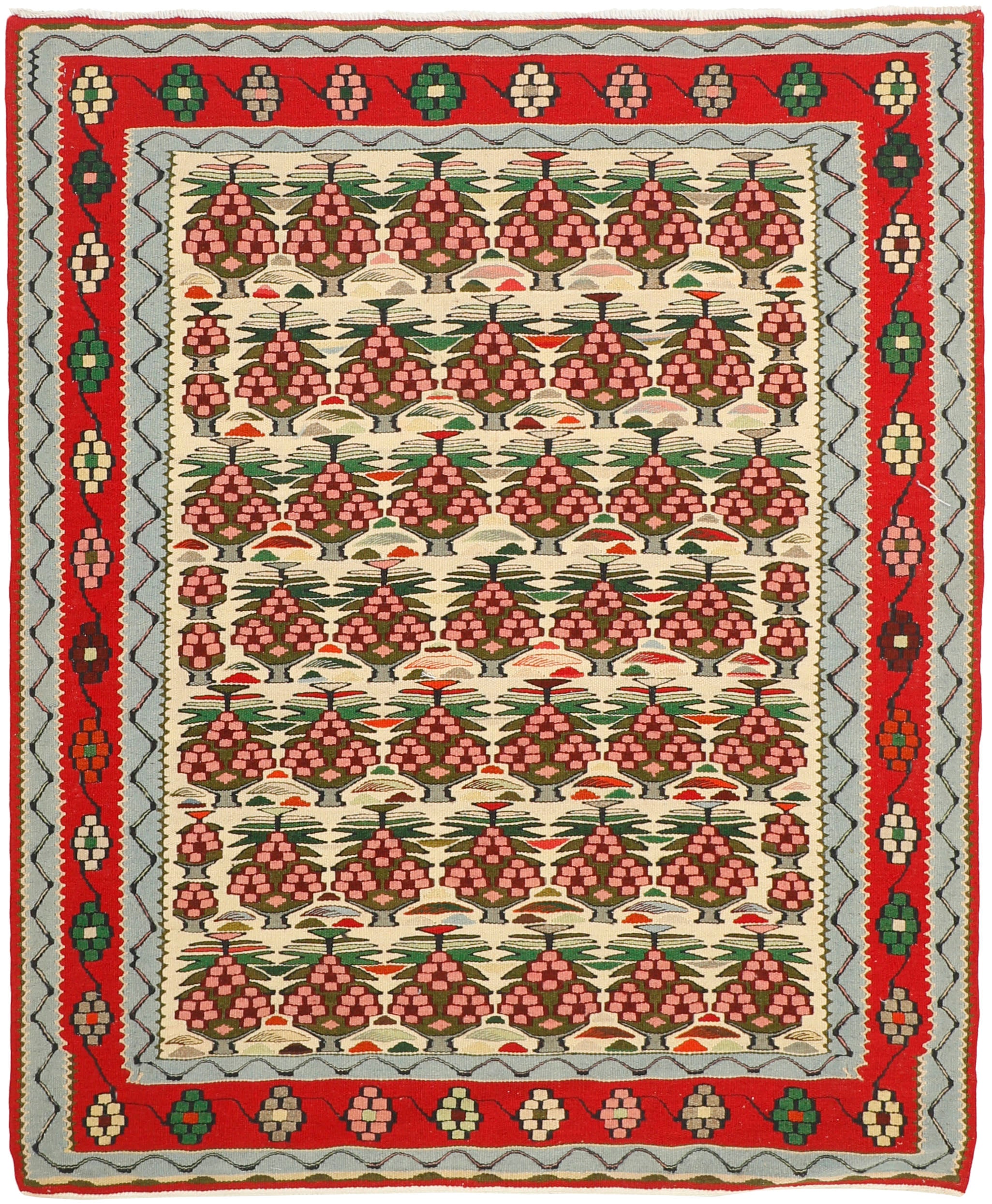 Ekte persisk Senneh kelim 151 x 127