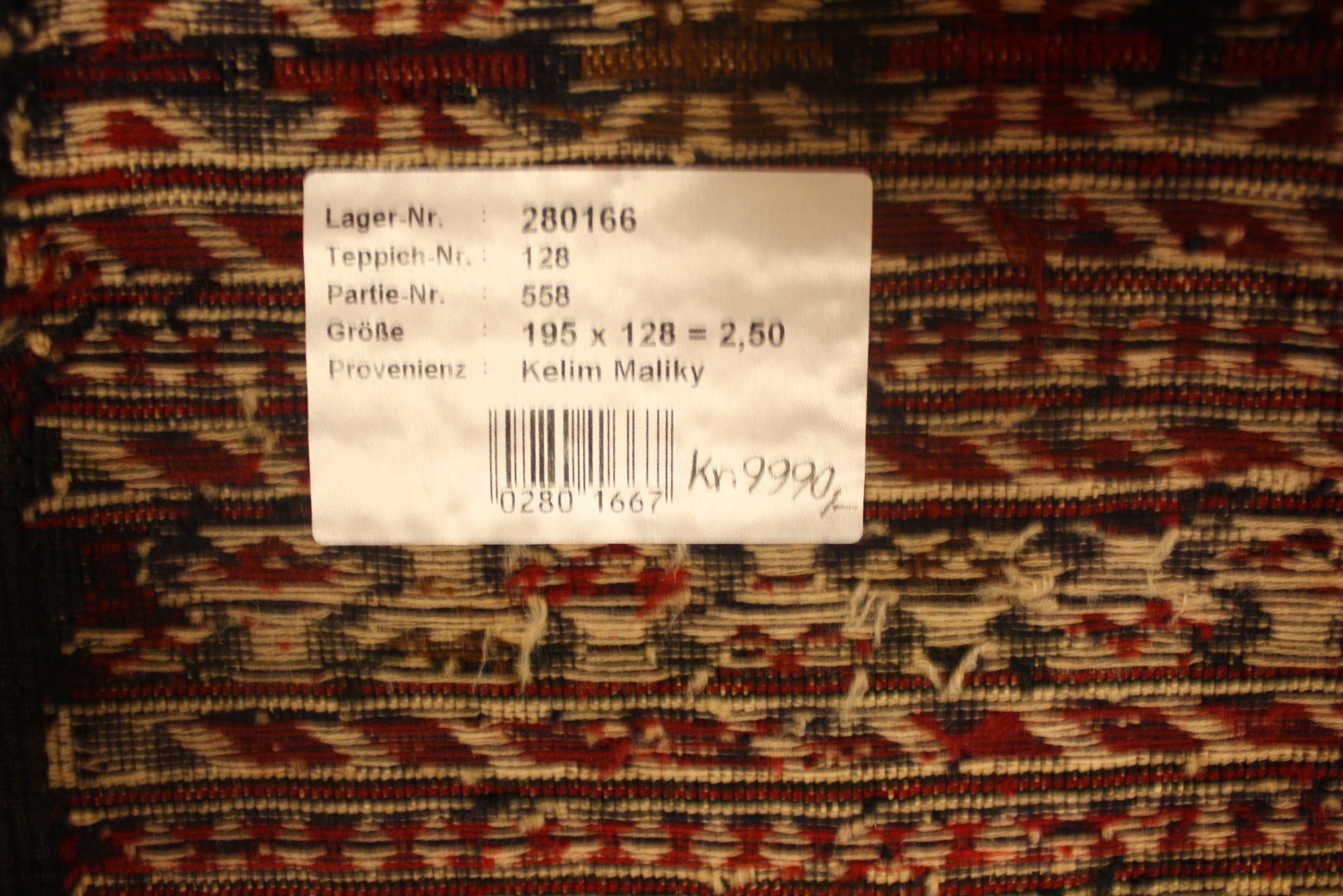 Kelim Sumak Maliky 195x128