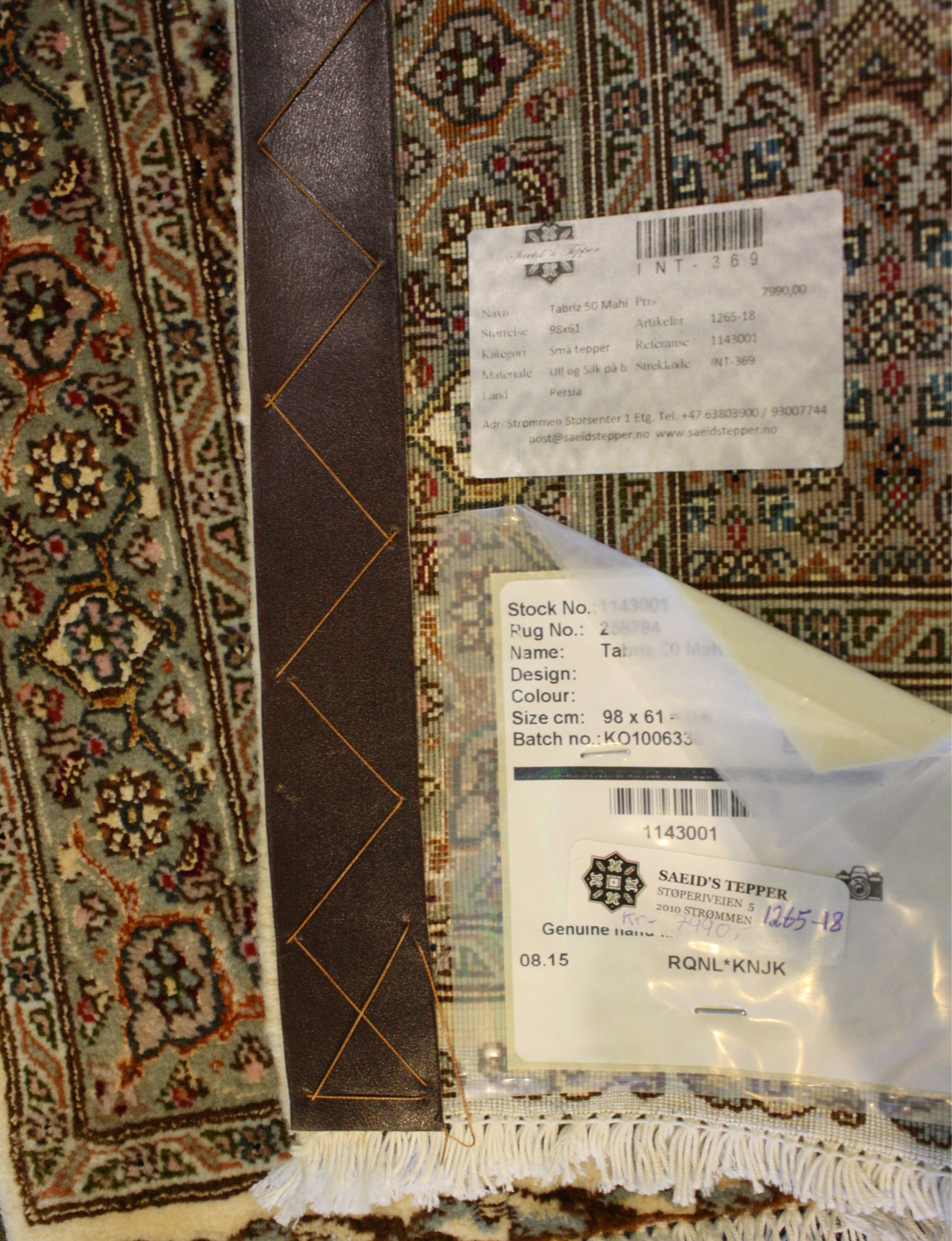 Tabriz 50 Mahi 98x61
