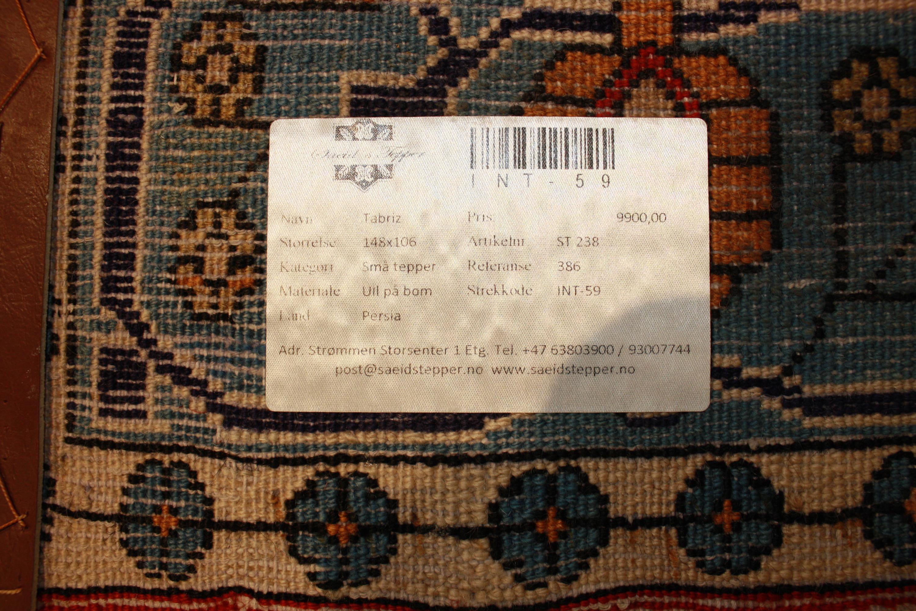 Tabriz 40 RAJ med silke 148x106