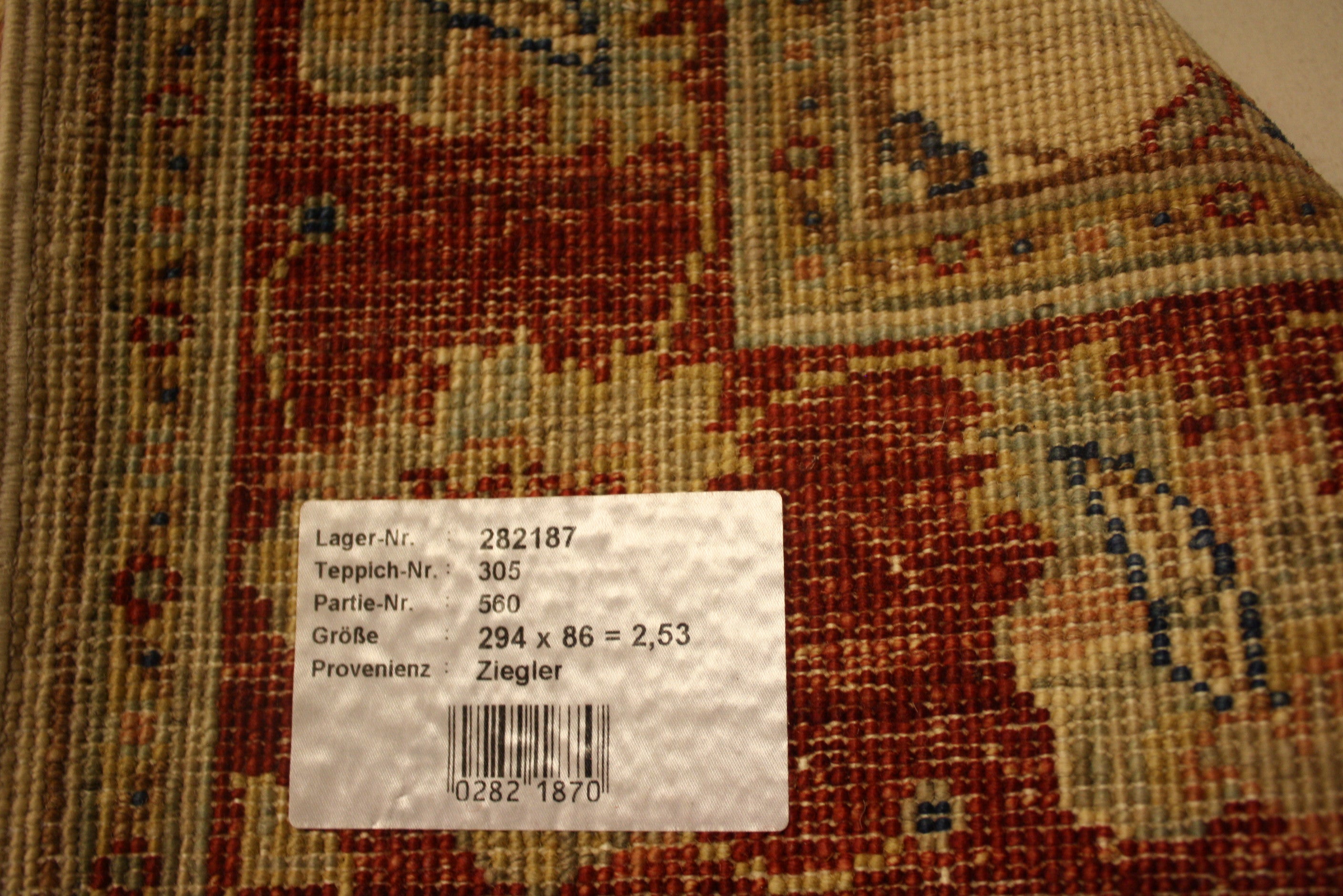 Ziegler Løper 294x86