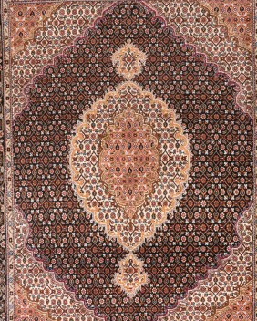 Tabriz Mahi 40 raj med silke 200x154