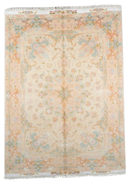 Tabriz "Naghsheh" 50 Radj med silke 200x150