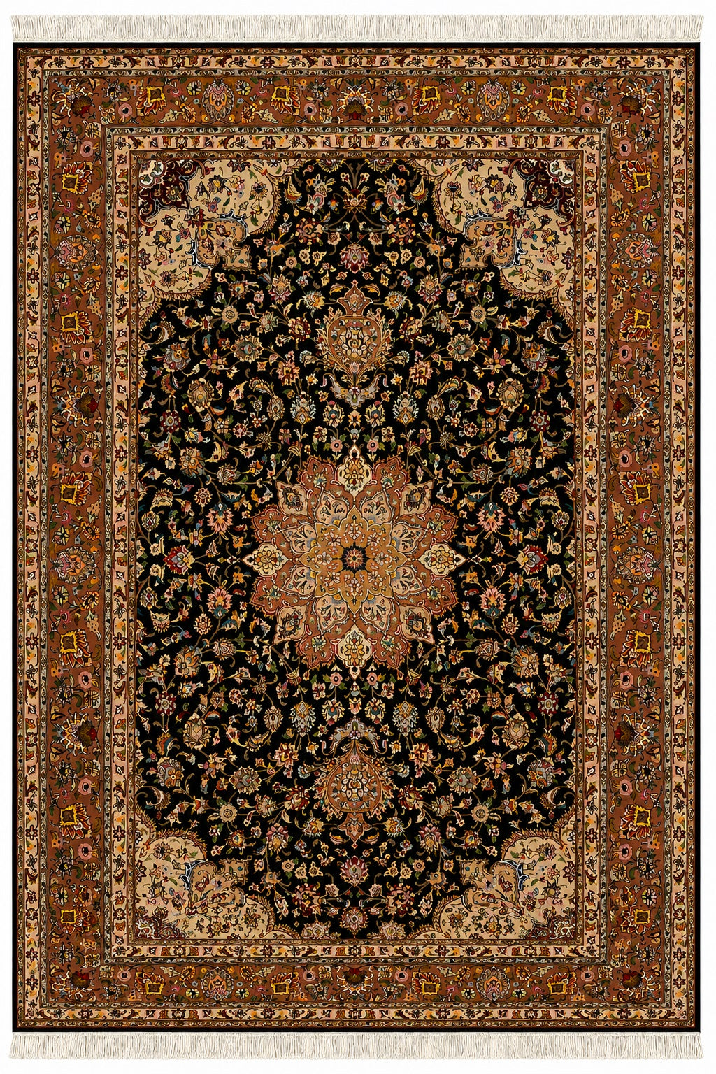 Tabriz 60 Raj med silke
