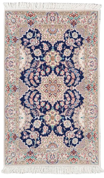 Isfahan AMINI med silke renning 166 x 107